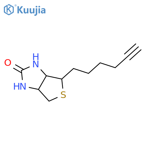(3aS,4S,6aR)-4-(hex-5-yn-1-yl)-hexahydro-1H-thieno3,4-dimidazol-2-one structure