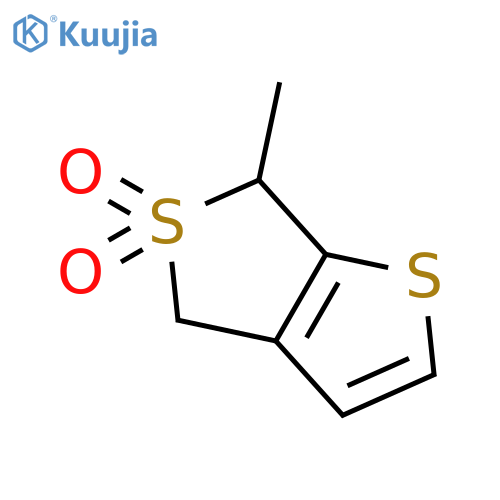 Thieno[3,4-b]thiophene, 4,6-dihydro-6-methyl-, 5,5-dioxide structure