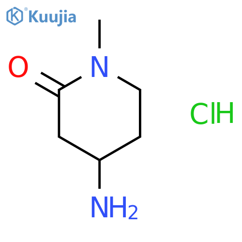 4-Amino-1-methylpiperidin-2-one hydrochloride structure