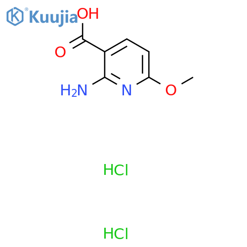 2-Amino-6-methoxy-nicotinic acid dihydrochloride structure
