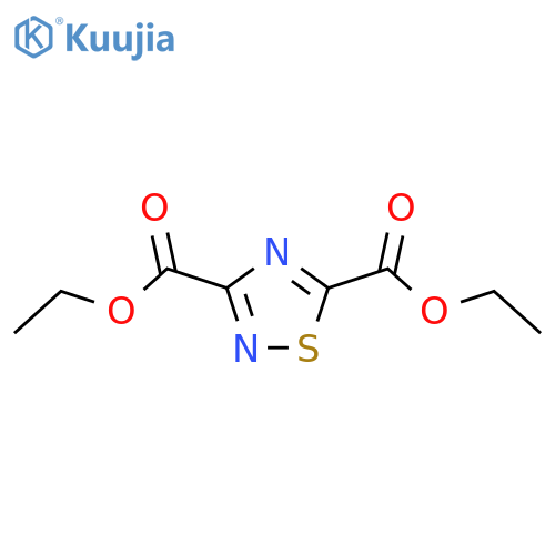 1,2,4thiadiazole-3,5-Dicarboxylic Acid Diethyl Ester structure