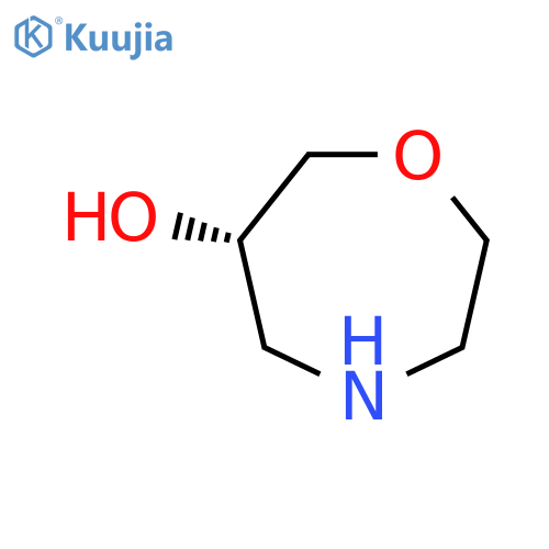 (6S)-1,4-oxazepan-6-ol structure