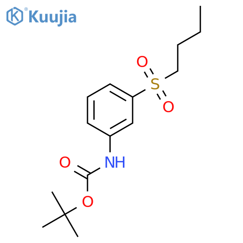 t-Butyl N-3-Butane-1-sulfonyl)phenylcarbamate structure
