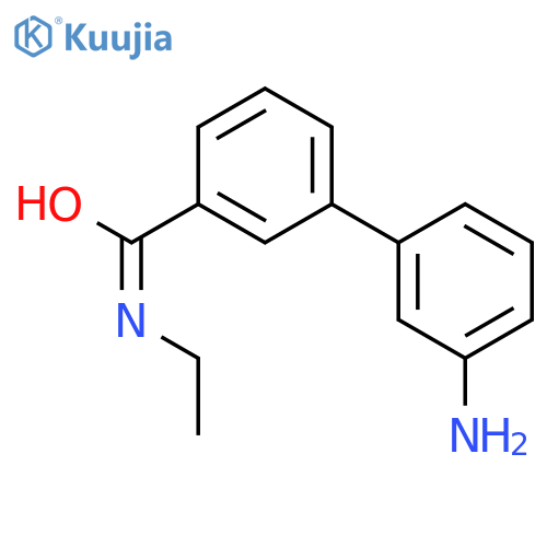 3-(3-aminophenyl)-N-ethylbenzamide structure