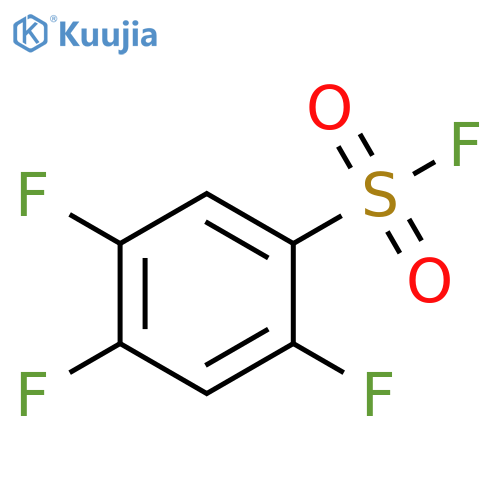 2,4,5-trifluorobenzene-1-sulfonyl fluoride structure