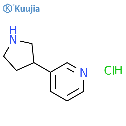 3-(Pyrrolidin-3-yl)pyridine hydrochloride structure