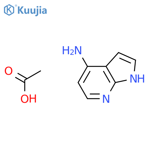 1h-Pyrrolo2,3-BPyridin-4-Amine Acetate structure