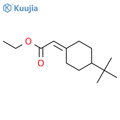 ethyl 2-(4-tert-butylcyclohexylidene)acetate structure