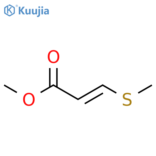 2-PROPENOIC ACID, 3-(METHYLTHIO)-, METHYL ESTER structure
