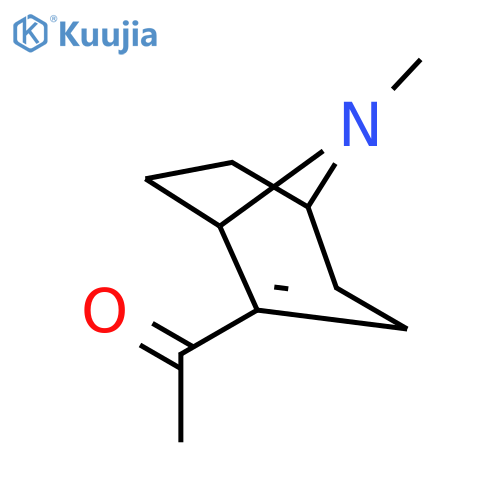 Ethanone, 1-(8-methyl-8-azabicyclo[3.2.1]oct-2-en-2-yl)- (9CI) structure