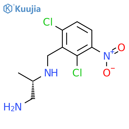 1,2-Propanediamine, N2-[(2,6-dichloro-3-nitrophenyl)methyl]-, (S)- structure
