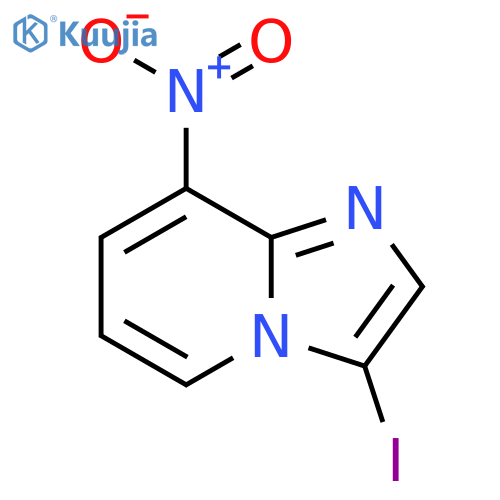 3-Iodo-8-nitroimidazo1,2-apyridine structure