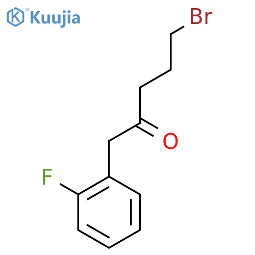 5-Bromo-1-(2-fluorophenyl)-2-pentanone structure