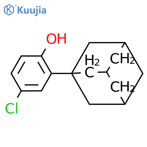 Phenol, 4-chloro-2-tricyclo[3.3.1.13,7]dec-1-yl- structure