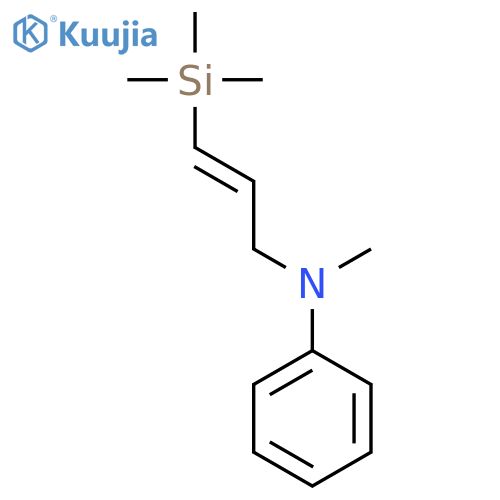 Benzenamine, N-methyl-N-[(2E)-3-(trimethylsilyl)-2-propenyl]- structure