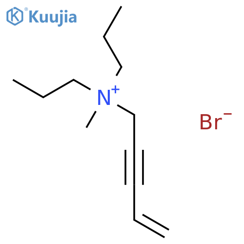 4-Penten-2-yn-1-aminium, N-methyl-N,N-dipropyl-, bromide structure