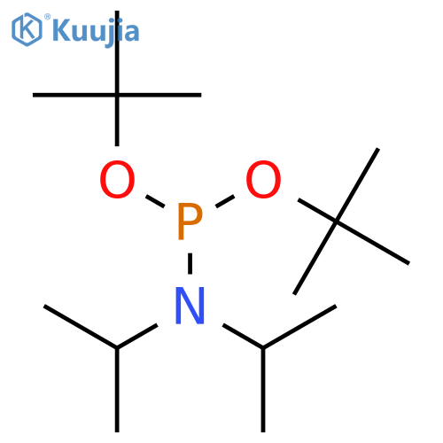Di-t-butyl N,N-Diisopropylphosphoramidite structure