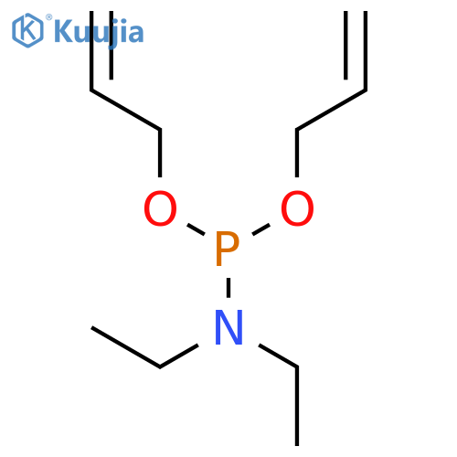 Phosphoramidous acid, N,N-diethyl-, di-2-propen-1-yl ester structure