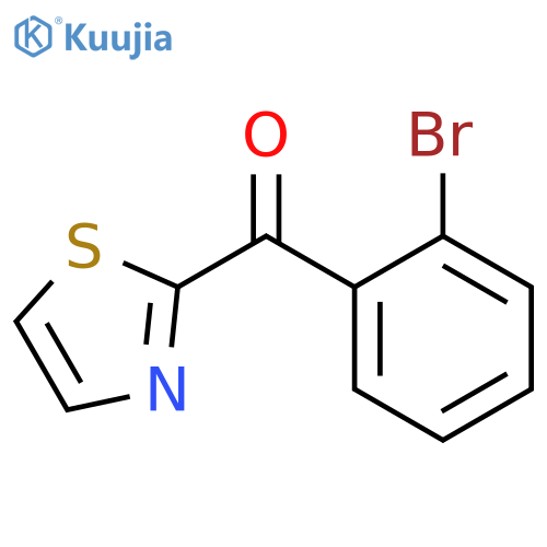 (2-bromophenyl)-(1,3-thiazol-2-yl)methanone structure
