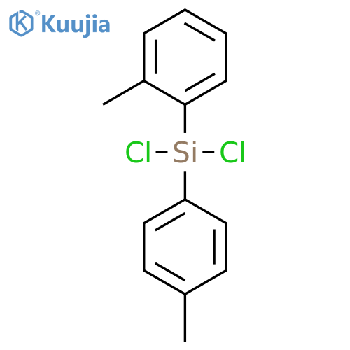 Silane, dichloro(2-methylphenyl)(4-methylphenyl)- structure