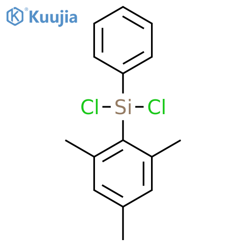 Silane, dichlorophenyl(2,4,6-trimethylphenyl)- structure