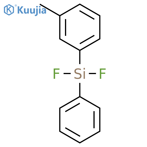 Silane, difluoro(3-methylphenyl)phenyl- structure