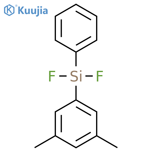 Silane, (3,5-dimethylphenyl)difluorophenyl- structure
