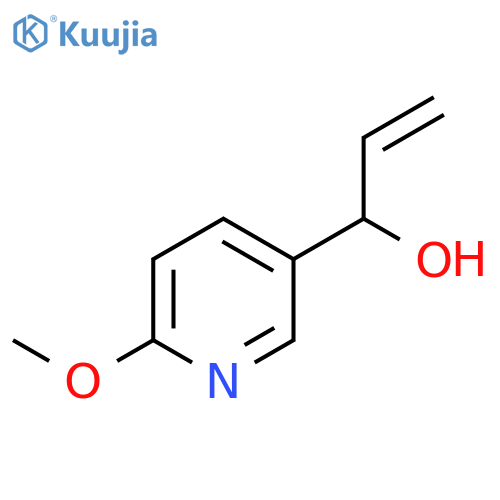 1-(6-methoxypyridin-3-yl)prop-2-en-1-ol structure