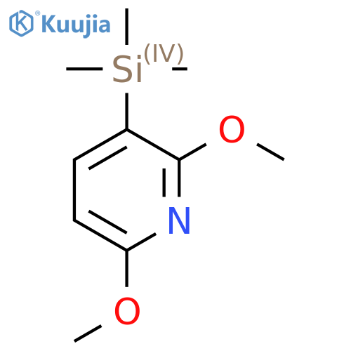 2,6-Dimethoxy-3-(trimethylsilyl)pyridine structure