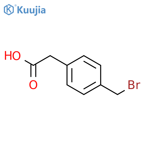 4-(Bromomethyl)phenylacetic acid structure