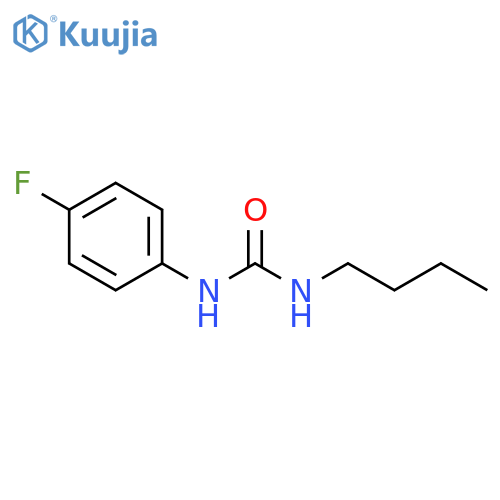 Urea, N-butyl-N'-(4-fluorophenyl)- structure