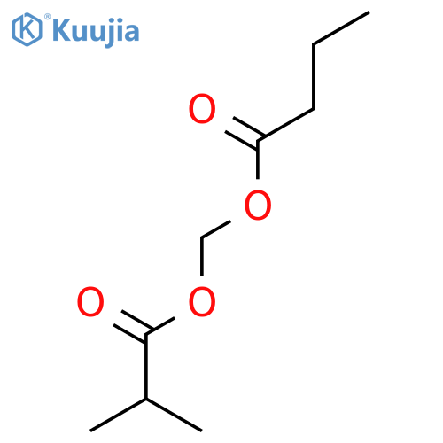 [(2-Methylpropanoyl)oxy]methyl butanoate structure