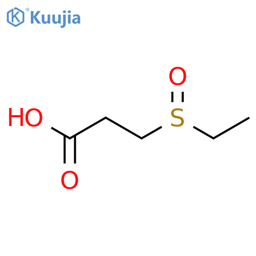 3-(Ethylsulfinyl)propanoic acid structure