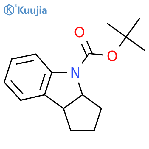 Tert-Butyl 1,3,3a,8b-tetrahydrocyclopenta[b]indole-4(2H)-carboxylate structure