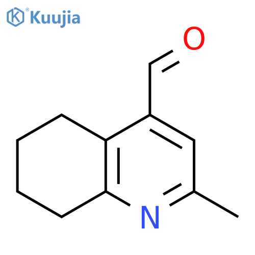 2-methyl-5,6,7,8-tetrahydroquinoline-4-carbaldehyde structure
