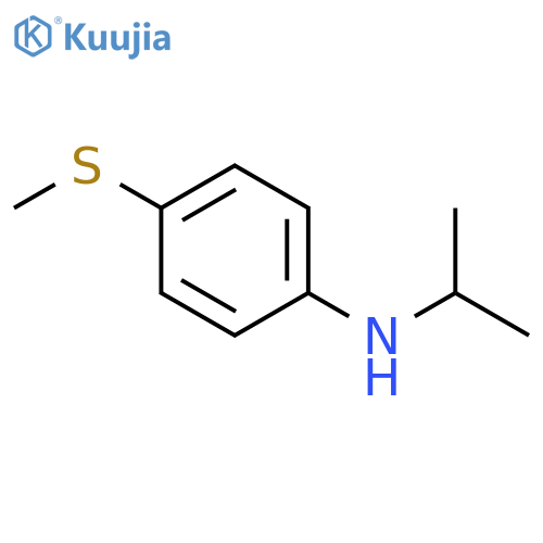 4-(methylsulfanyl)-N-(propan-2-yl)aniline structure