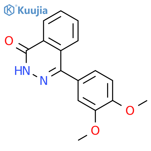 1(2H)-Phthalazinone, 4-(3,4-dimethoxyphenyl)- structure