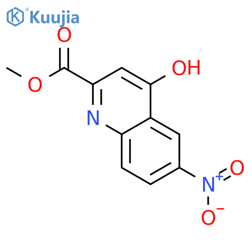 4-Hydroxy-6-nitro-quinoline-2-carboxylic Acid Methyl Ester structure
