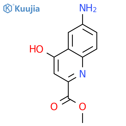 Methyl 6-amino-4-hydroxyquinoline-2-carboxylate structure