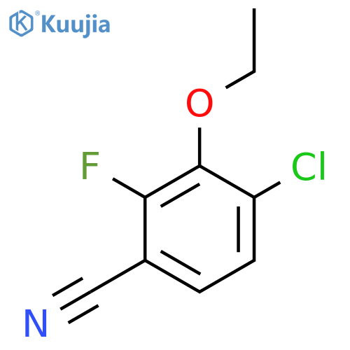 4-Chloro-3-ethoxy-2-fluorobenzonitrile structure