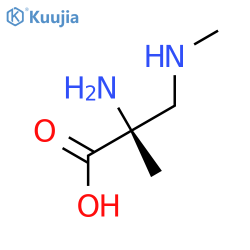 D-Alanine, 2-methyl-3-(methylamino)- (9CI) structure