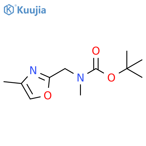 1,1-Dimethylethyl N-Methyl-N-(4-methyl-2-oxazolyl)methyl-carbamate structure