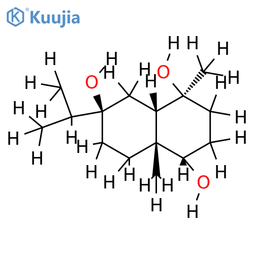 1alpha,4beta,7beta-eudesmanetriol structure
