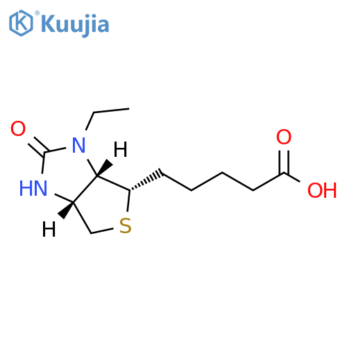 5-((3aS,4S,6aR)-3-ethyl-2-oxohexahydro-1H-thieno3,4-dimidazol-4-yl)pentanoic Acid structure