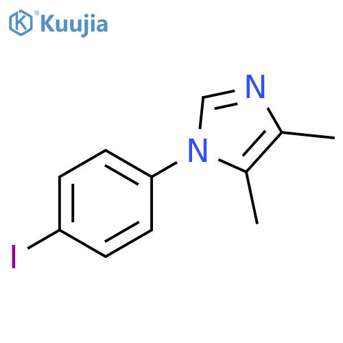 1-(4-Iodo-phenyl)-4,5-dimethyl-1H-imidazole structure