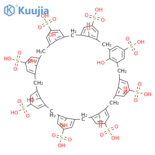 4-Sulfocalix8arene structure