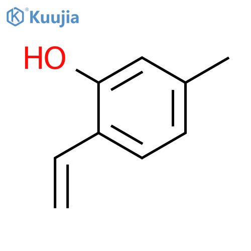 2-ethenyl-5-methylphenol structure