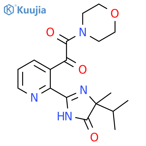 Morpholine,4-[[2-[4,5-dihydro-4-methyl-4-(1-methylethyl)-5-oxo-1H-imidazol-2-yl]-3-pyridinyl]oxoacetyl]- structure