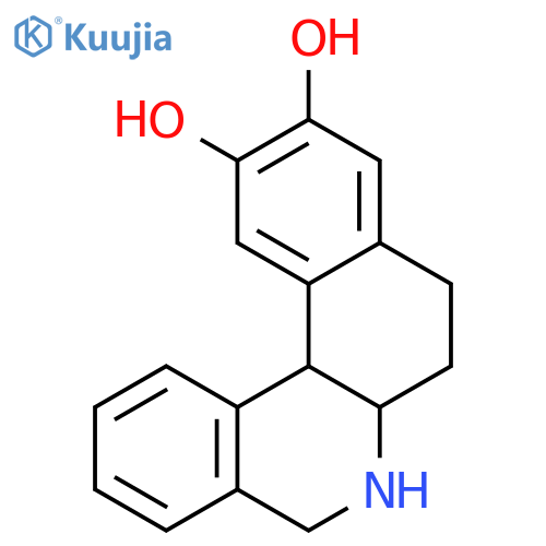 (±)-trans-10,11-Dihydroxy-5,6,6a,7,8,12b-hexahydrobenzo[a]phenanthridine hydrochloride structure