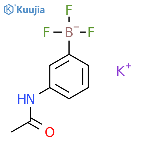 Potassium 3-acetamidophenyltrifluoroborate structure